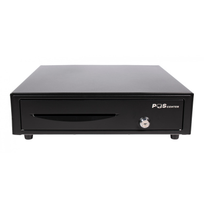 Денежный ящик POScenter 16E 410x420x100 распайка для "Epson/АТОЛ, без датчика открытой крышки", черный