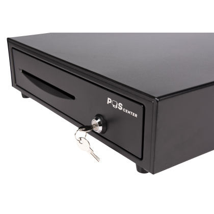Денежный ящик POScenter 16E 410x420x100 распайка для "Epson/АТОЛ, без датчика открытой крышки", черный - изображение 2