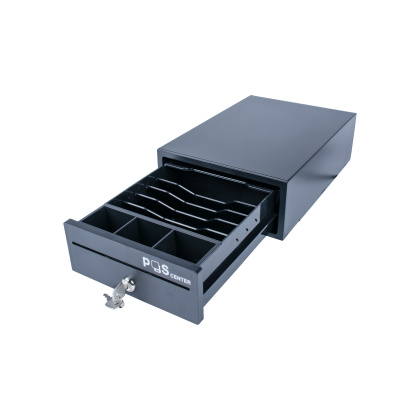 Денежный ящик POScenter Compact 205x300x90 распайка для "Epson/АТОЛ", черный - изображение 3