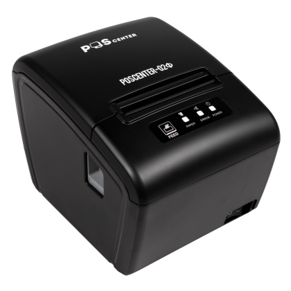Фискальный регистратор ККТ "POScenter-02Ф" Cover (USB, Serial, Ethernet) черный без ФН
