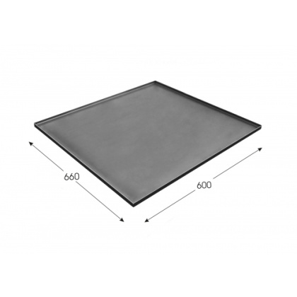 Лист подовый плоский стальной 660*600*12,5 (В235.00.00.000) для ТС1