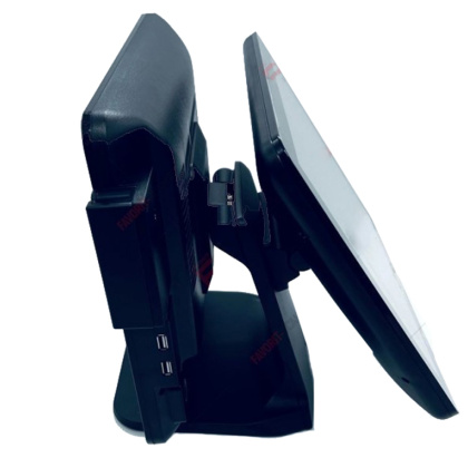 POS-компьютер Q line OL-P10 Черный, 15“ сенсорный + 15 дисплей покупателя (J3455, 4Gb, SSD128Gb, MSR) Windows 10 - изображение 3