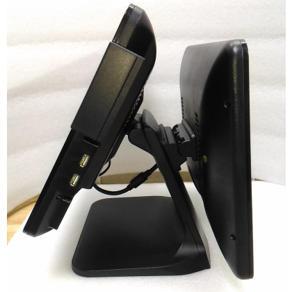 POS-компьютер Q line OL-P10 Черный, 15“ сенсорный + 15 дисплей покупателя (J3455, 4Gb, SSD128Gb, MSR) Windows 10 - изображение 4