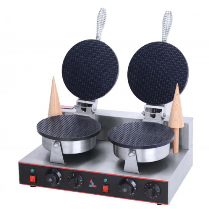 ВАФЕЛЬНИЦА AIRHOT WE-1SD ДВОЙНАЯ ДЛЯ ТОНКОЙ ВАФЛИ (D5321)